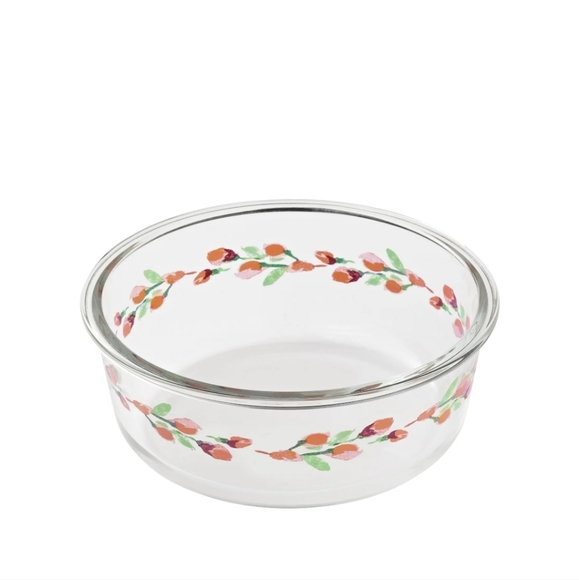 ❤️ New Pioneer Woman Painted Meadow Glass Round Food Storage Containers - Picture 5 of 7